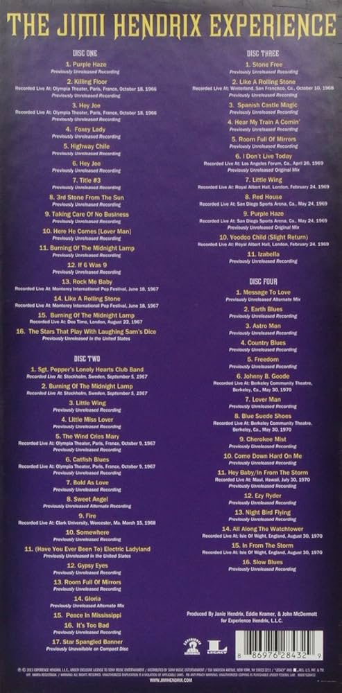 Amazon.co.jp: The Jimi Hendrix Experience: ミュージック